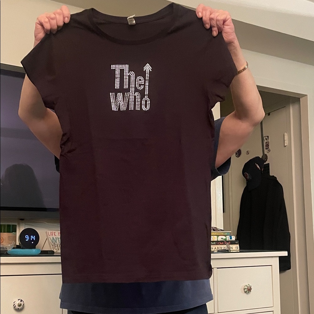 The WHO concert shirt bling  Alstyle Black T-Shirt xL